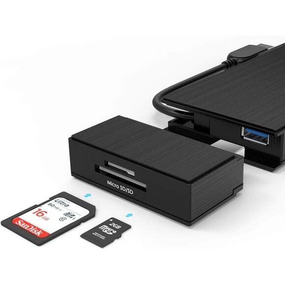 Wavlink Universial USB 3.0 Dual-Head Mini Docking Multi-Display HDMI/VGA - Picture 4 of 6